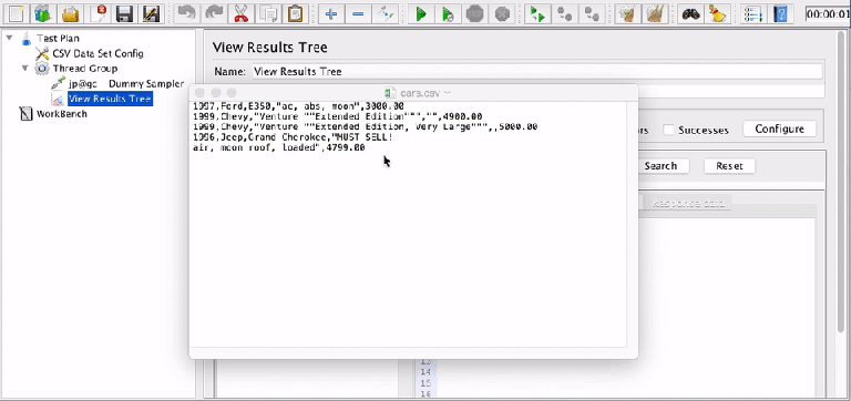 CSV Data Set Config – JMeter VN